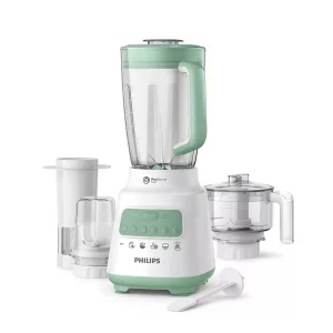 PHILIPS BLENDER PLASTIC WHITE GREEN  HR2223/30/WG