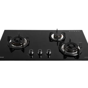RINNAI BUILT IN HOB GAS 3 BURNER BLACK  RB-93UG/BL