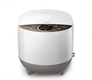 PHILIPS FUZZY LOGIC RICE COOKER 1.8L WHITE GREY  HD4515/33/WA